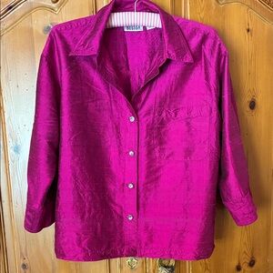 Chico’s Silk Blouse 2, L